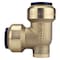 Apollo 3/4 in. Brass Push-To-Connect 90-Degree Elbow with Drain/Vent FSBE34V - alternate 7